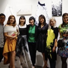 Opening of Under the Same Moon by Claudia Chan Shaw, Sydney fashion designer and television presenter​