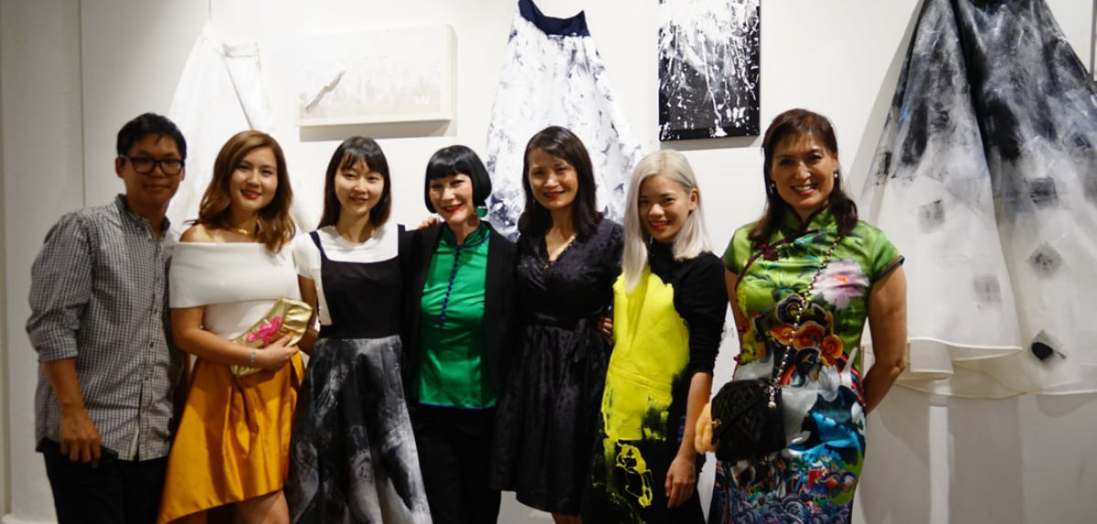 Opening of Under the Same Moon by Claudia Chan Shaw, Sydney fashion designer and television presenter​ featured