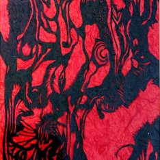Tianli Zu, Un-named series II #6, 2016, papercut, 57x40cm