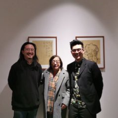 Jason Phu solo exhibition opening