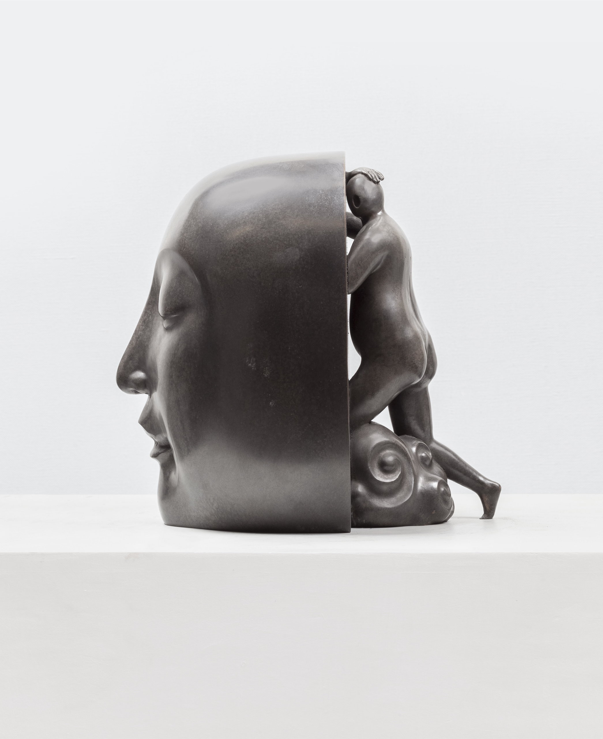 Guan Wei, Salvation No.4, 2015, bronze sculpture, ed of 5, 28x23x29cm