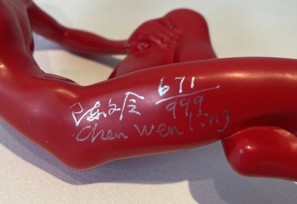 Chen Wenling, Harbour, 2013, bronze, car paint, ed of 999, 10x29x9cm, signature