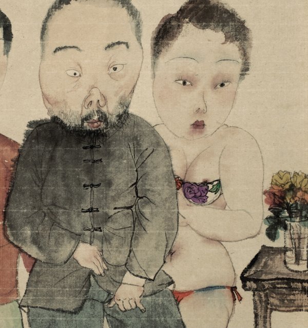 Li Jin, Gone with the wind, 2014, silkscreen, ed of 100, 36x42cm, detail 2