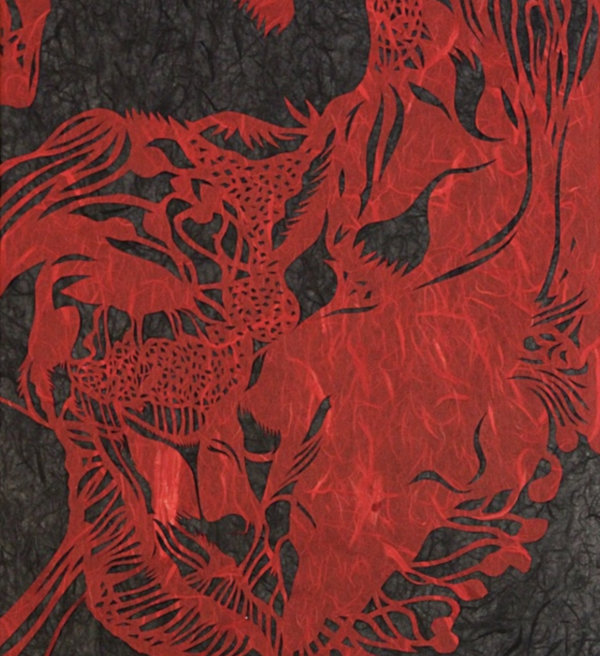 Tianli Zu, Un-named series II #5, 2016, papercut, 57x40cm, detail