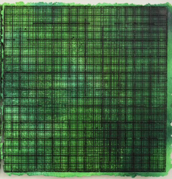 Peng Yong, Urban Green No.2, 2016, mixed media, unique edition, 63x117cm, detail